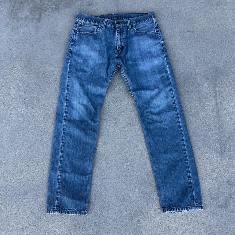 Levi's 508 Slim Taper Jeans Mens 32x32 Blue Denim Medium Wash 100% Cotton